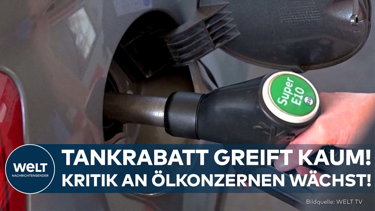 TANKRABATT: Weniger Entlastung als erwartet! Debatte um Übergewinne der Ölkonzerne nimmt Fahrt auf!