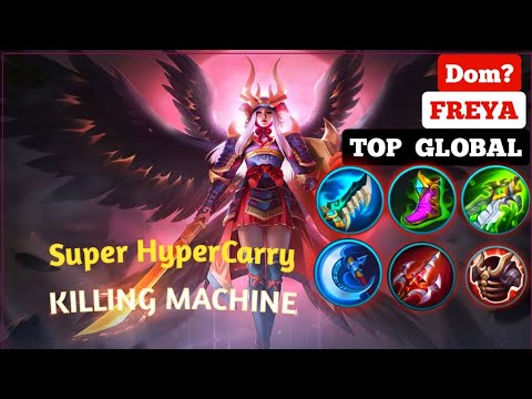 Super HyperCarry [ Top Global Freya ] Dom? - MOBILE LEGENGS BANG BANG