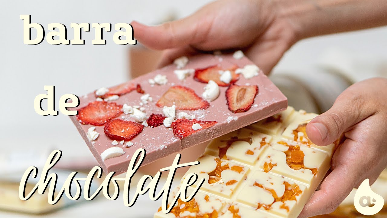 COMO FAZER BARRA DE CHOCOLATE DECORADA | NANI MANTOVANI