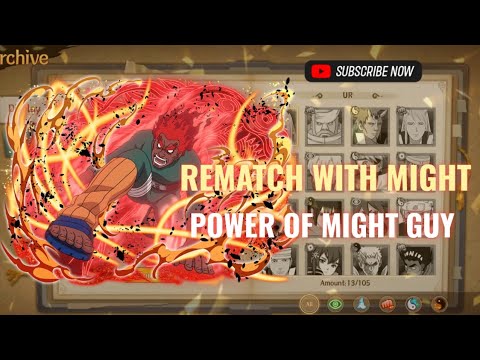 Ninja Duel Legend/Six Paths Legend Naruto game - Rematch with Might guy