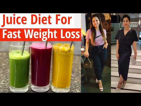 Juice Diet For Fast Weight Loss In Winter | Juice Recipes | Benefits, Uses In Hindi | Fat to Fab Video