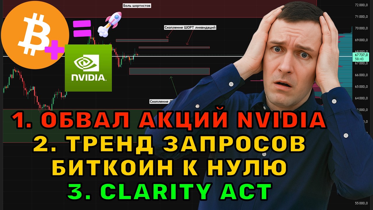 NVIDIA ВСЁ? Почему инвесторы бегут в BITCOIN прямо сейчас!