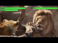 The Lion King 2019 Wildebeest Stampede With Healthbars Birthday Special