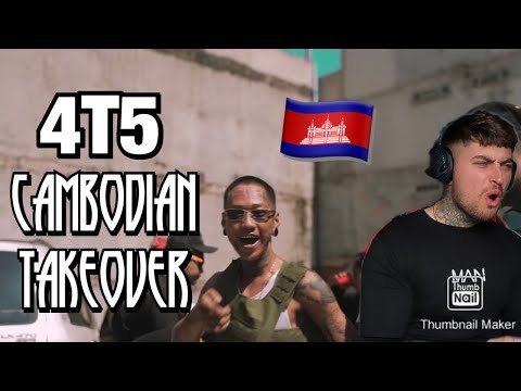 CAMBODIAN TAKEOVER | 4T5 x NANG SAM - Lovely Dog (Official Music Video) ft. TEE YAA [REACTION]
