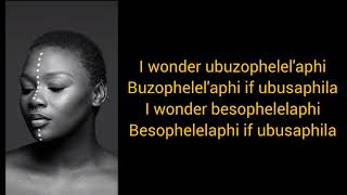 Amanda black - Sinazo (lyrics)