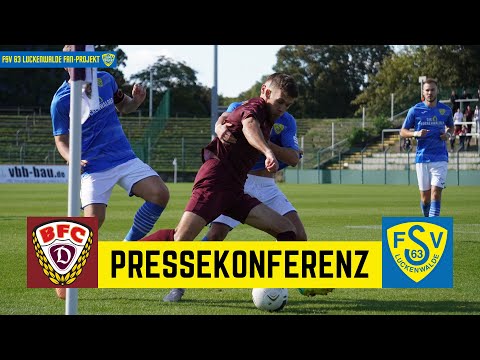 Pressekonferenz | BFC Dynamo vs. FSV 63 Luckenwalde 4:0 | Sonntag 08.10.2023 | SP10