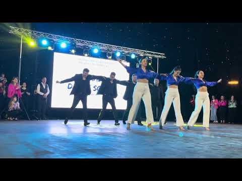 Shakallis Dance School performs anywhere in any weather conditions