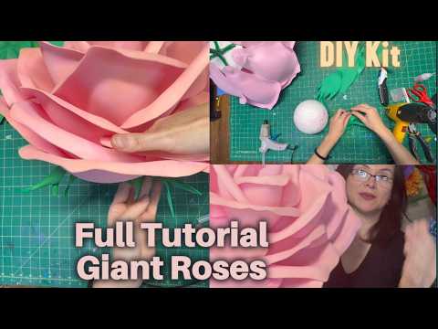 How to Make a Giant Foam Rose — DIY Tutorial