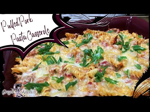 Easy Pulled Pork Pasta Casserole