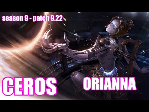 【日本サーバー】DFM CEROS オリアナ(Orianna) VS ゾーイ(Zoe) MID - Patch9.22 JP Ranked【LOL】