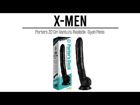 Porters 32 Cm Damarlı Realistik Zenci Penis