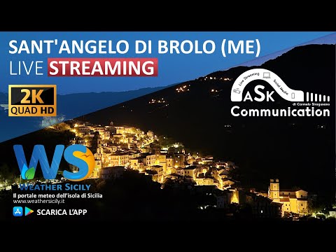 🔴 Sant'Angelo di Brolo live Webcam - Panoramica