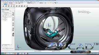 preview picture of video 'ZW3D Assembly and animation of a G-Force simulator concept'