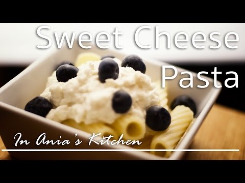 Sweet Cheese Pasta - Kluski z Serem - Polish and European Food Recipe #215