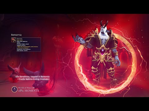 Sire Denathrius, trapped in Remornia + (Castle Nathria Ending Cinematic)