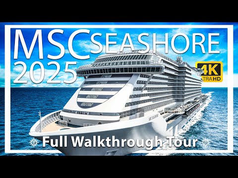 Msc Seashore | Full Walkthrough Tour & Review | All Public Areas and Yacht Club | 4K Ultra