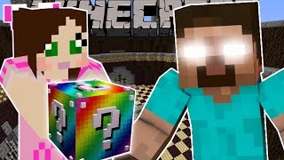 Minecraft: RAINBOW LUCKY BLOCK 100 WAYS TO DIE - Lucky Block Mod - Modded Mini-Game