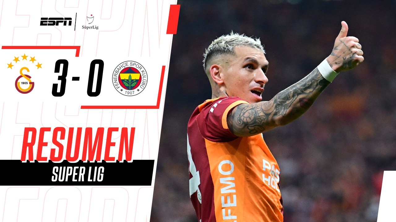 TORREIRA SELLÓ LA GOLEADA DE GALATASARAY EN EL CLÁSICO TURCO | Galatasaray 3-0 Fenerbahce | RESUMEN