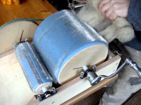 Kardiermaschine -  www.walther-spinnrad.de