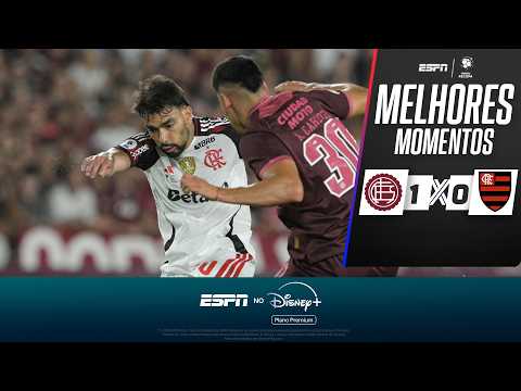 Gols e lances de Lanús x Flamengo