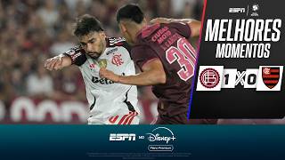 FLAMENGO JOGA MAL E PERDE PARA O LANÚS NO JOGO DE IDA DA RECOPA SUL-AMERICANA | MELHORES MOMENTOS