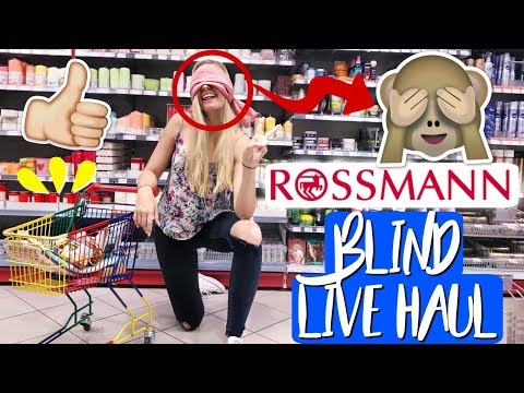 BLIND ROSSMANN LIVE HAUL! Ihr bestimmt & gewinnt!