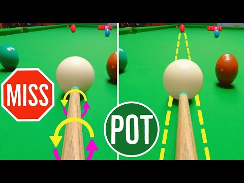 Snooker Cue Action Straight Cueing Grip Technique