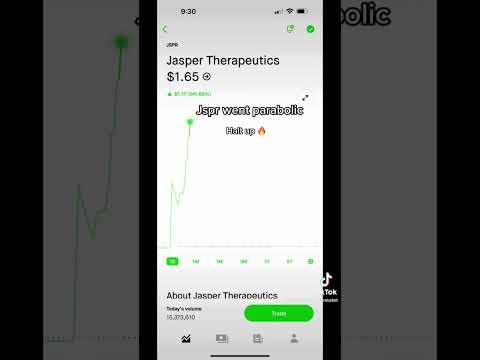 Jspr went parabolic. #Jspr #stocks