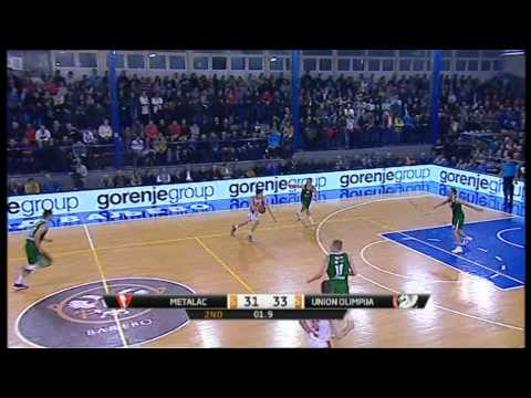 ABA Liga 2014/15, Round 19 highlights: Metalac Farmakom - Union Olimpija (24.1.2015)
