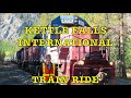 Train ride on the Kettle Falls International Railway (Omnitrax) to U.S./Canada border