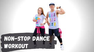 NON-STOP DANCE WORKOUT | ZUMBA DANCE WORKOUT FOR BELLY FAT | NON-STOP CARDIO WORKOUT | CDO DUO