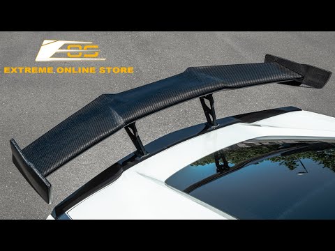Extreme Online Store | Chevrolet Corvette C7 ZR1 ZTK Conversion Rear Spoiler High Wing Installation