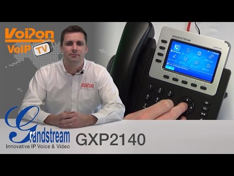 IP telefonas Grandstream GXP2140, juodas video