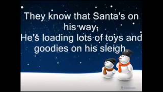 Justin Bieber ft. Usher - The Christmas Song (chestnuts roasting on an open fire) (lyrics on screen)