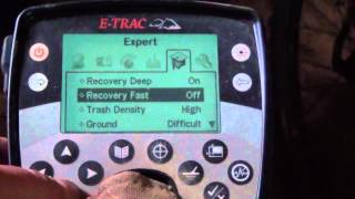 Deep Detecting Settings and Discrimination Patterns for Minelab Etrac & General Tips