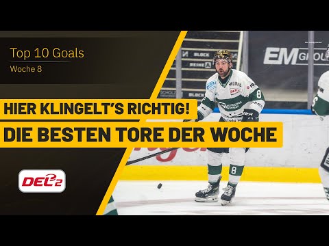 Spectacular goals! | Top 10 Goals - Week 8, DEL2 | Sporteurope.TV Ice Hockey