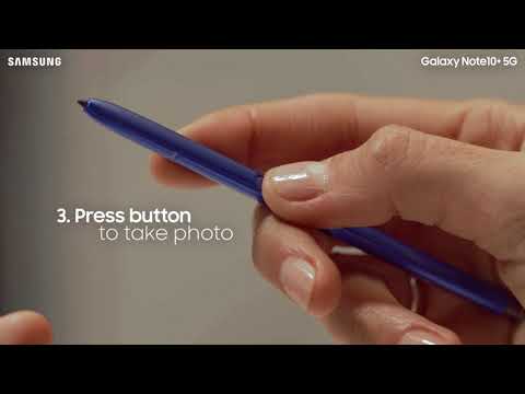 Galaxy Note10: S Pen Air Action With Ease