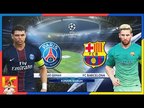 PES 17 Final da champions League PSG vs Barcelona