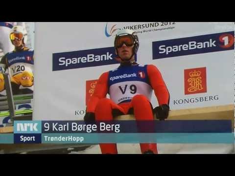 Vikersund.  Karl Børge Berg   109m