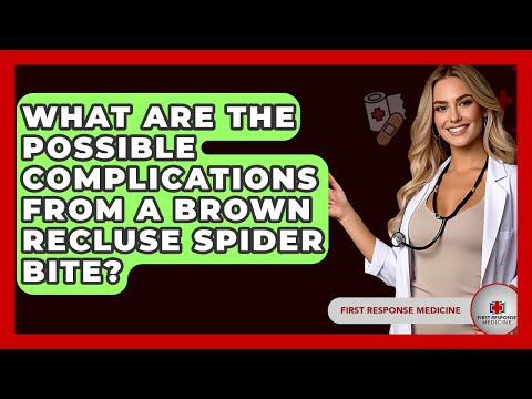 What Are The Possible Complications From A Brown Recluse Spider Bite? - First Response Medicine