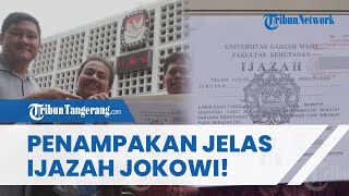 Begini Penampakan Jelas Salinan Ijazah Jokowi yang Didapatkan Roy Suryo dari KPU RI