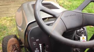 Craftsman GTS 1500 Lawn Tractor Start Up and Review