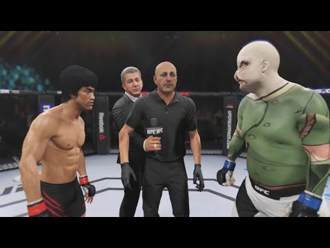 Bruce Lee vs. Gill Monster - EA Sports UFC 2 - Dragon Fight 🔥🐲
