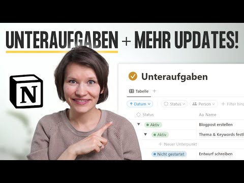 Unteraufgaben, Abhängigkeiten & mehr ✨ Das ist NEU in Notion