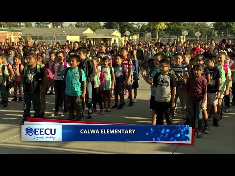 EECU is proud to bring you the Pledge of Allegiance at Calwa Elementary School