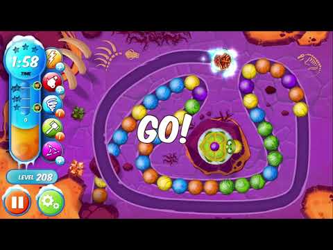 oka WWoka Marble Shooter level 206-210 - Game mini