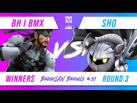 BrookLAN Brawls 51 - BH | BMX (Snake) v. Sho (Meta Knight) - Winners Round 3