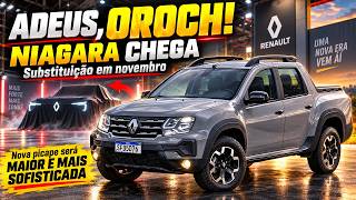 ADEUS OROCH! Renault Niagara chega em novembro maior e muito mais moderna