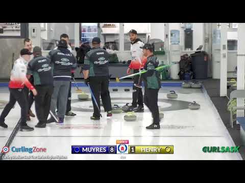 Dallan Muyres vs Jordan Henry - Draw 2 - Curling Stadium Regina Highland SCT Spiel
