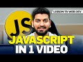 Complete JavaScript Course In 1 Video 2024